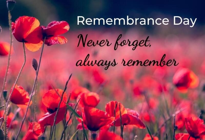 Remembrance Day 2021 – Lest We Forget